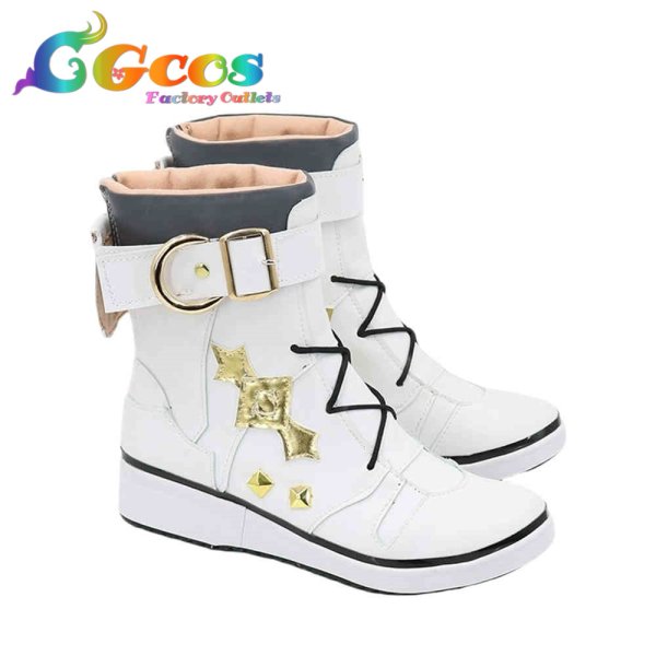 画像4: ファイナルファンタジーXIV コスプレ靴 カジュアルブーツ コスプレブーツ コスプレ衣装 (4)