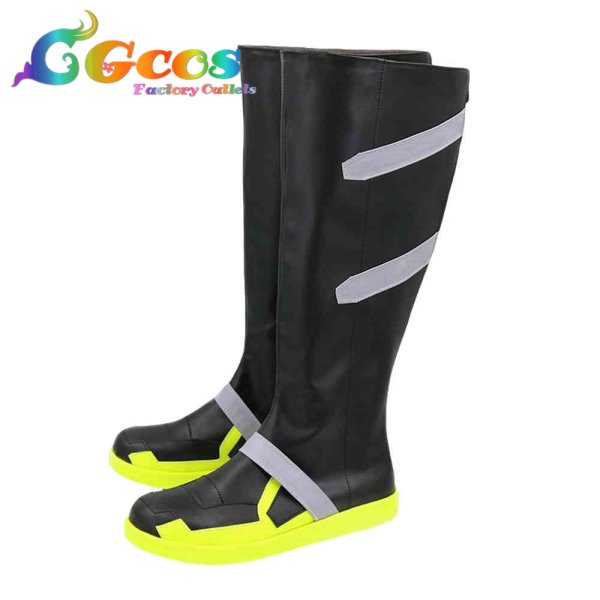 画像4: サイバーパンク2077 コスプレ靴 デイビッド コスプレブーツ コスプレ衣装 (4)