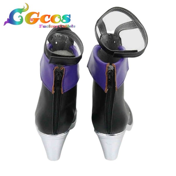 画像2: アークナイツ コスプレ靴 リン リン・ユーシャ コスプレブーツ コスプレ衣装 (2)