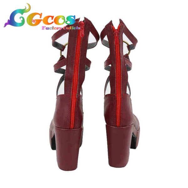 画像4: Fate/Grand Order コスプレ靴 FGO 妖精騎士トリスタン コスプレブーツ コスプレ衣装 (4)