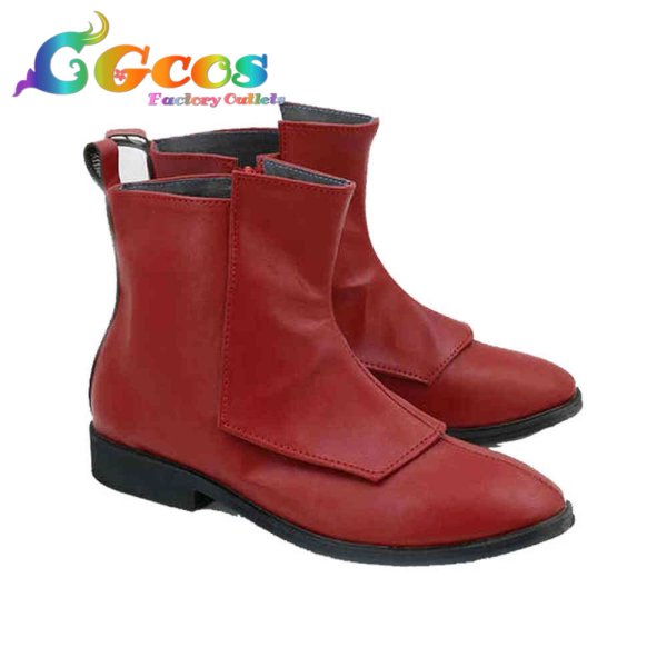 画像2: ファイナルファンタジーIX コスプレ靴 ガーネット・ティル・アレクサンドロス17世 コスプレブーツ コスプレ衣装 (2)