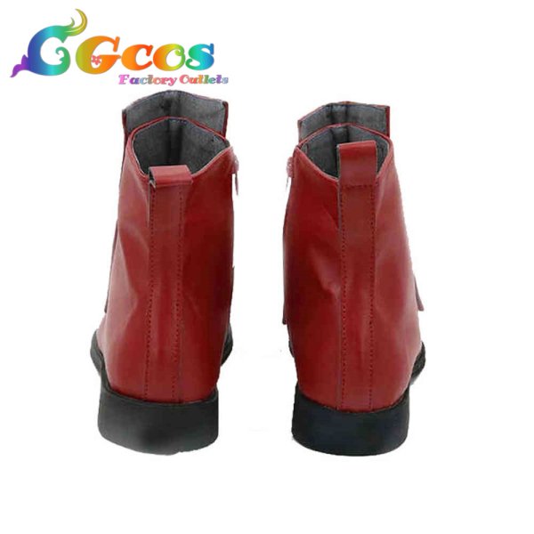 画像4: ファイナルファンタジーIX コスプレ靴 ガーネット・ティル・アレクサンドロス17世 コスプレブーツ コスプレ衣装 (4)