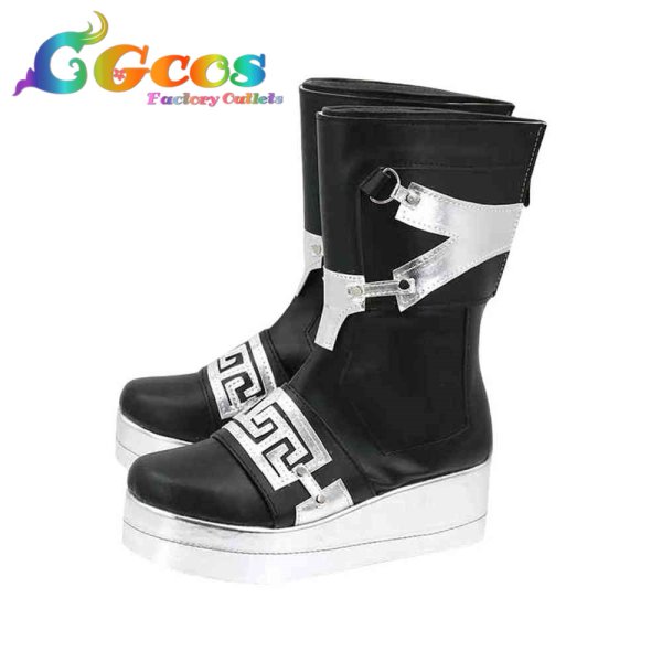 画像2: バーチャルYouTuber　コスプレ靴　VTuber　遊間ユーゴ　コスプレブーツ　コスプレ衣装 (2)