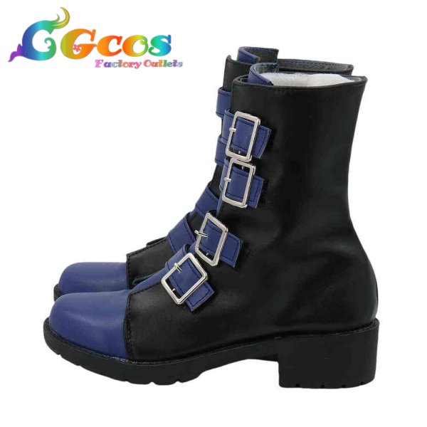 画像2: バーチャルYouTuber コスプレ靴 VTuber Ike Eveland (アイク・イーヴランド) コスプレブーツ コスプレ衣装 (2)