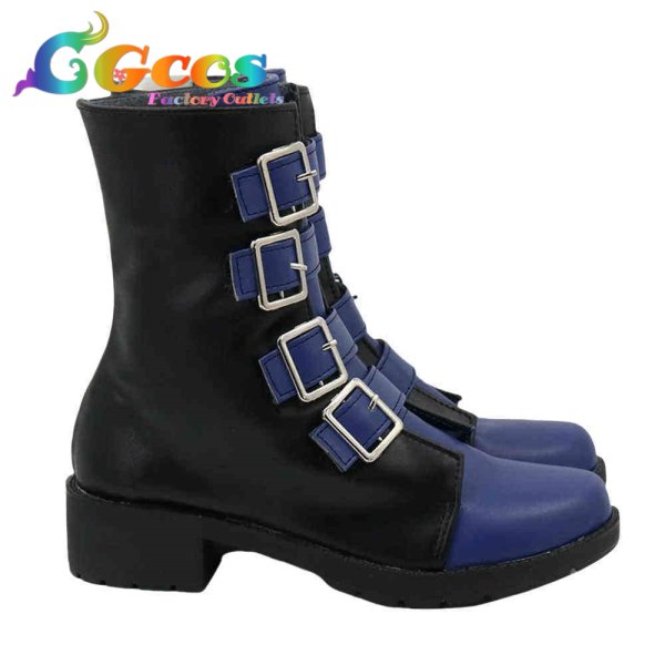 画像3: バーチャルYouTuber コスプレ靴 VTuber Ike Eveland (アイク・イーヴランド) コスプレブーツ コスプレ衣装 (3)