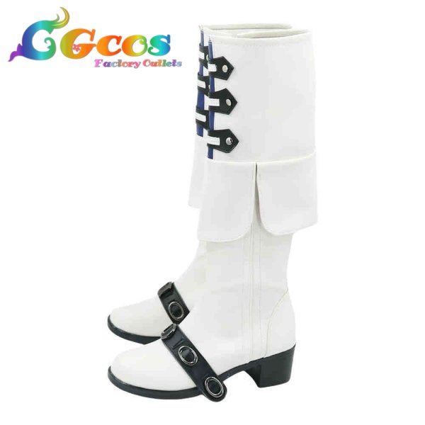 画像3: ファイナルファンタジーXIV コスプレ靴 アルフィノ・ルヴェユール コスプレブーツ コスプレ衣装 (3)