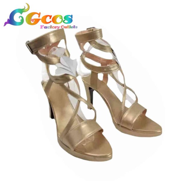 画像2: 崩壊:スターレイル コスプレ靴 アグライア コスプレブーツ コスプレ衣装 (2)