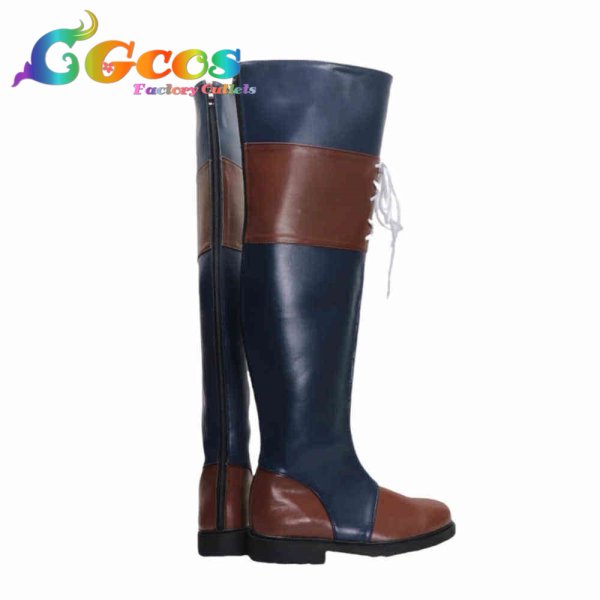 画像2: ファイナルファンタジーXVI コスプレ靴 ジル・ワーリック コスプレブーツ コスプレ衣装 (2)