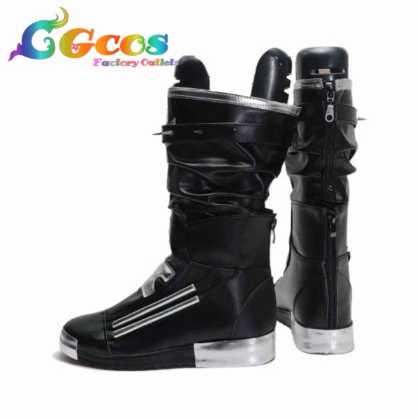 画像3: バーチャルYouTuber　コスプレ靴　Vtuber　輪堂千速　コスプレブーツ　コスプレ衣装 (3)