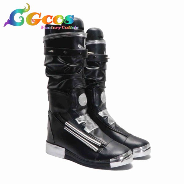 画像4: バーチャルYouTuber　コスプレ靴　Vtuber　輪堂千速　コスプレブーツ　コスプレ衣装 (4)