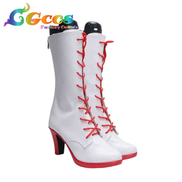 画像3: ブルーアーカイブ コスプレ靴 池倉マリナ コスプレブーツ コスプレ衣装 (3)