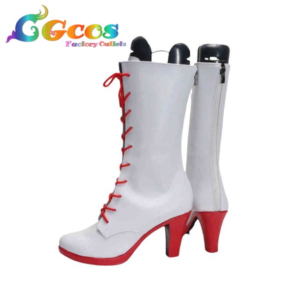 画像4: ブルーアーカイブ コスプレ靴 池倉マリナ コスプレブーツ コスプレ衣装 (4)