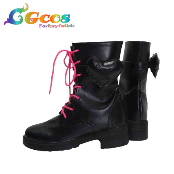 画像4: バーチャルYouTuber コスプレ靴 VTuber 綺々羅々ヴィヴィ コスプレブーツ コスプレ衣装 (4)