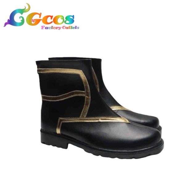 画像2: Fate/Grand Order コスプレ靴 FGO マーリン コスプレブーツ コスプレ衣装 (2)