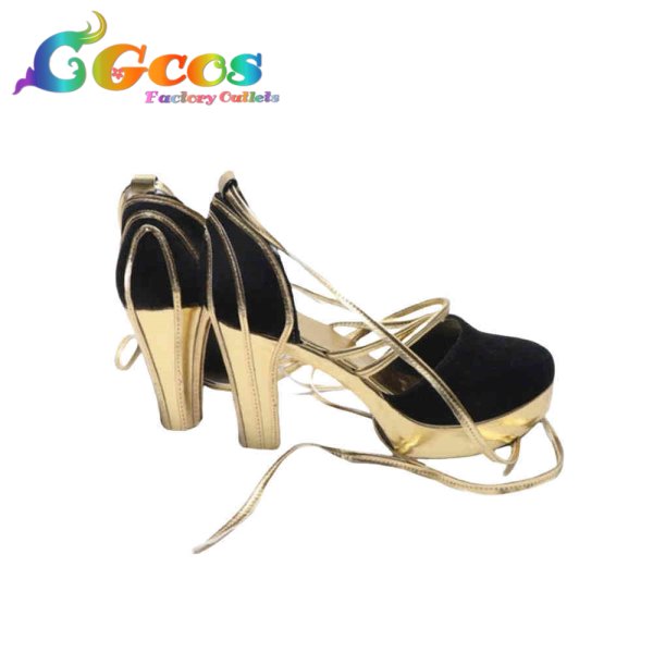 画像2: アークナイツ コスプレ靴 アーミヤ 音律聯覚 コスプレブーツ コスプレ衣装 (2)