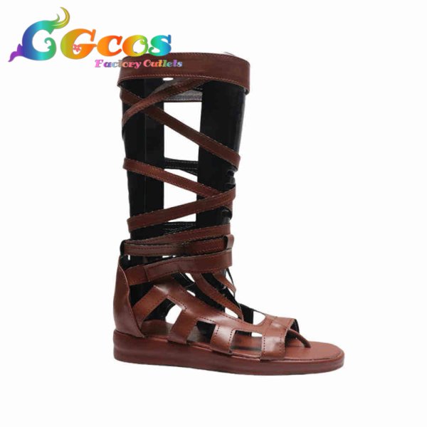 画像4: ゼルダの伝説 ティアーズ オブ ザ キングダム コスプレ靴 リンク コスプレブーツ コスプレ衣装 (4)