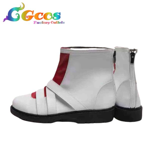 画像4: Fate/Grand Order コスプレ靴 FGO 新宿のアサシン コスプレブーツ コスプレ衣装 (4)