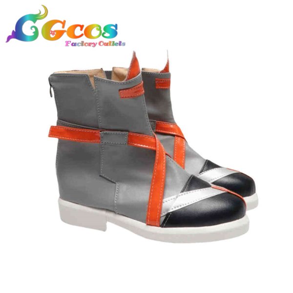 画像4: バーチャルYouTuber コスプレ靴 Vtuber 北見遊征 3SKM コスプレブーツ コスプレ衣装 (4)