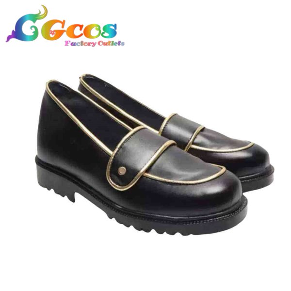 画像4: 刀剣乱舞 コスプレ靴 不動行光 戦闘服 コスプレブーツ コスプレ衣装 (4)