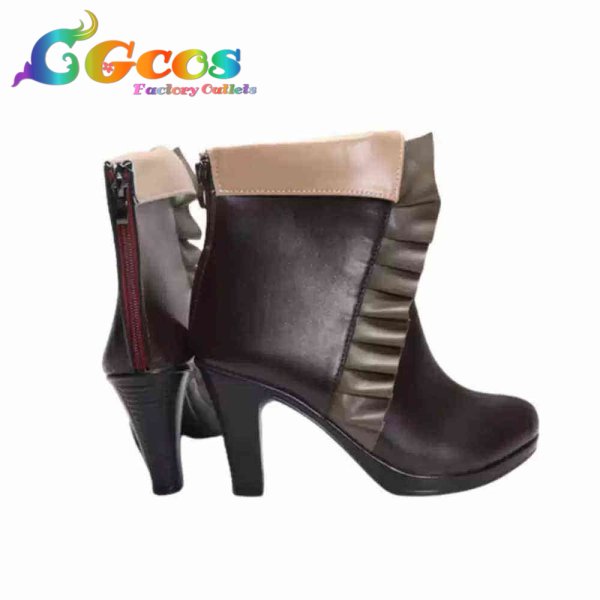 画像4: ありふれた職業で世界最強 コスプレ靴 ユエ コスプレブーツ コスプレ衣装 (4)