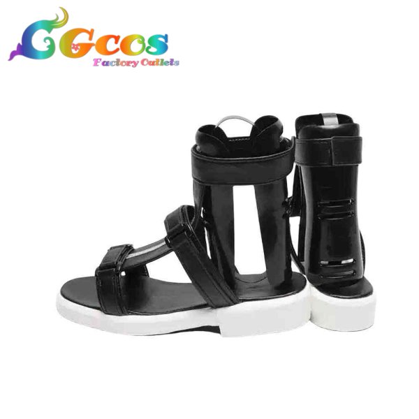 画像4: Fate/Grand Order コスプレ靴 FGO アルトリア・キャスター コスプレブーツ コスプレ衣装 (4)