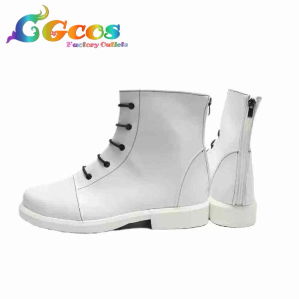 画像3: 東京卍リベンジャーズ コスプレ靴 黒川イザナ コスプレブーツ コスプレ衣装 (3)