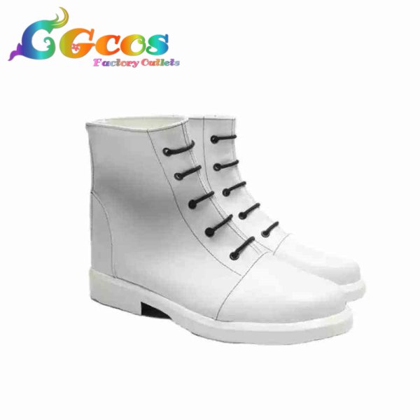 画像4: 東京卍リベンジャーズ コスプレ靴 黒川イザナ コスプレブーツ コスプレ衣装 (4)