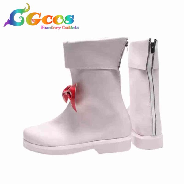 画像3: 東方Project コスプレ靴 パチュリー・ノーレッジ コスプレブーツ コスプレ衣装 (3)