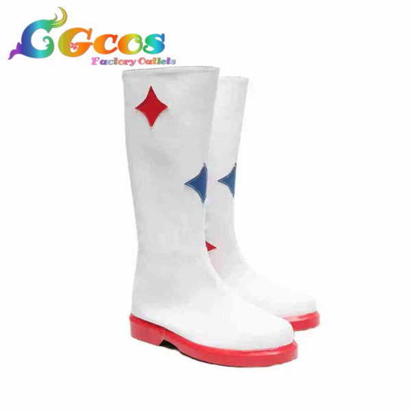 画像2: アイドルマスター ミリオンライブ! コスプレ靴 天海春香 スターピースメモリーズ コスプレブーツ コスプレ衣装 (2)