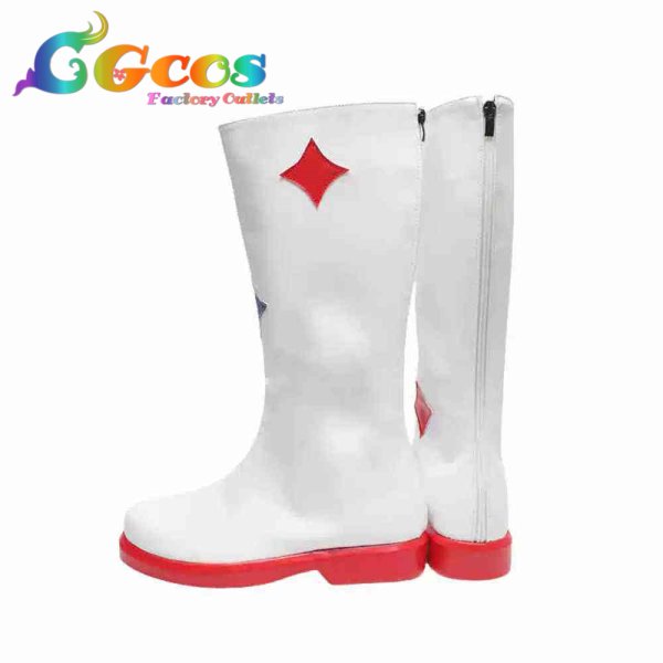 画像4: アイドルマスター ミリオンライブ! コスプレ靴 天海春香 スターピースメモリーズ コスプレブーツ コスプレ衣装 (4)