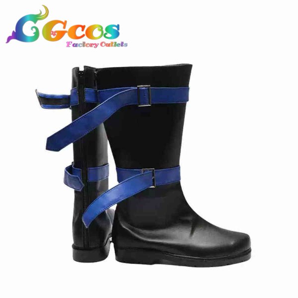 画像3: 遊☆戯☆王　コスプレ靴　海馬瀬人　コスプレブーツ　コスプレ衣装 (3)