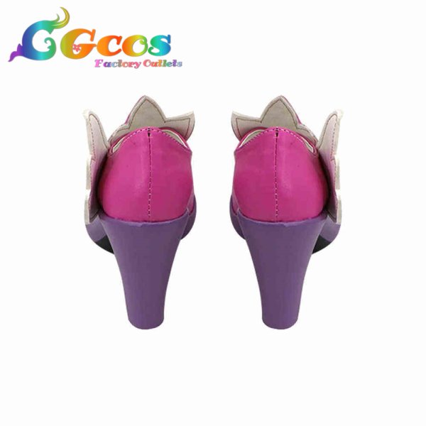 画像3: アイカツ! コスプレ靴 星宮いちご コスプレブーツ コスプレ衣装 (3)