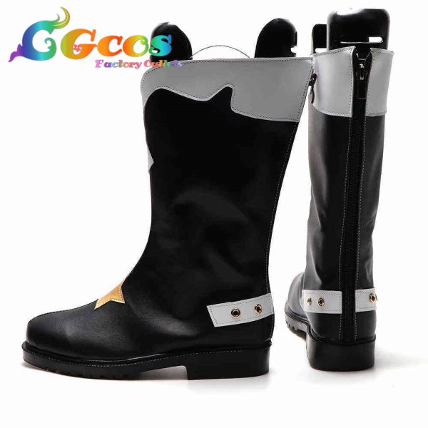 画像4: あんさんぶるスターズ! コスプレ靴 三毛縞斑 MaM コスプレブーツ コスプレ衣装 (4)