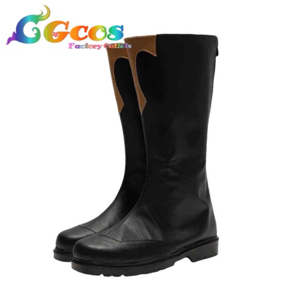 画像4: 悪魔城ドラキュラ コスプレ靴 ベルモント コスプレブーツ コスプレ衣装 (4)