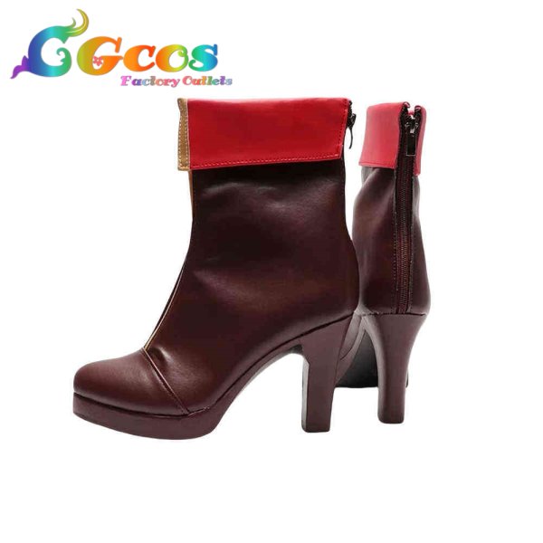 画像2: バーチャルYouTuber コスプレ靴 VTuber 宝鐘マリン 通常衣装 コスプレブーツ コスプレ衣装 (2)