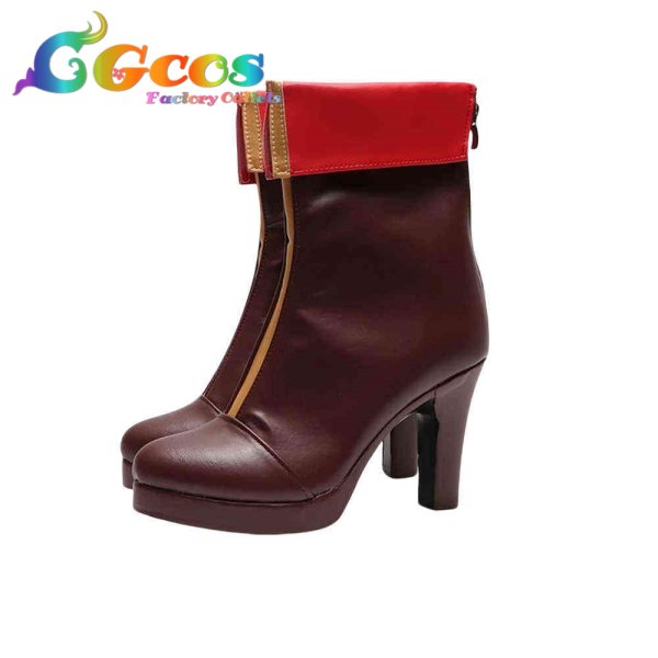 画像3: バーチャルYouTuber コスプレ靴 VTuber 宝鐘マリン 通常衣装 コスプレブーツ コスプレ衣装 (3)