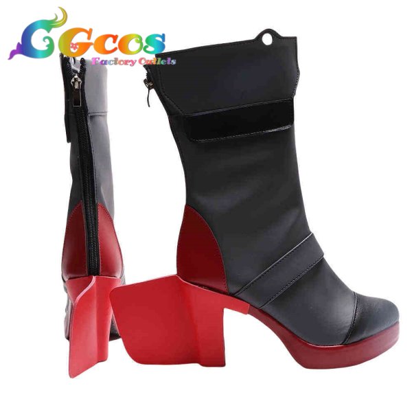 画像4: 艦隊これくしょん -艦これ- コスプレ靴 島風 大破 コスプレブーツ コスプレ衣装 (4)