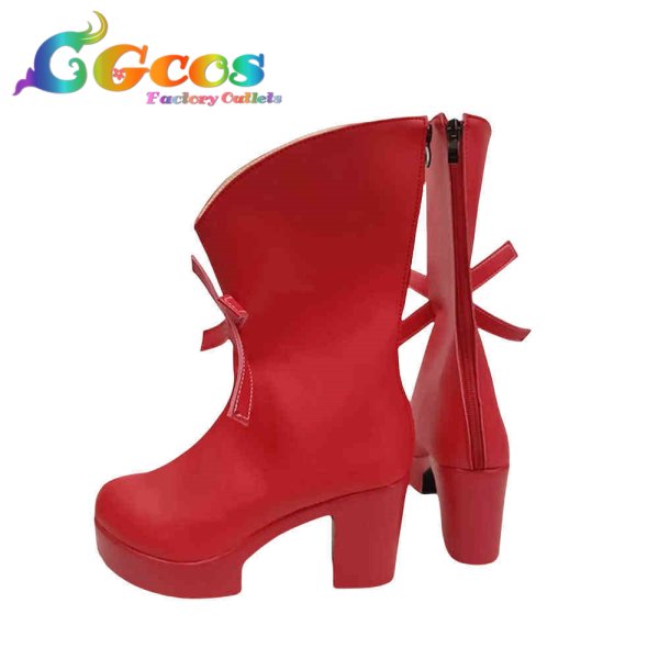 画像2: ゲート 自衛隊 彼の地にて、斯く戦えり コスプレ靴 ロゥリィ・マーキュリー コスプレブーツ コスプレ衣装 (2)