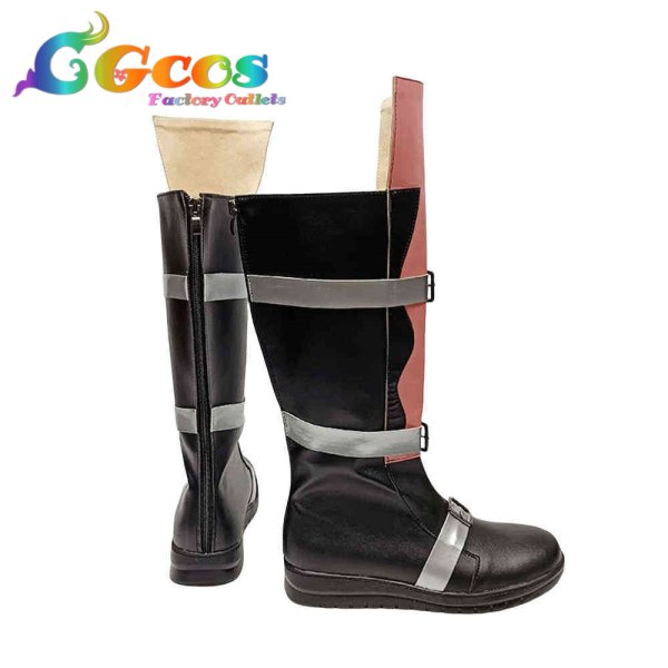 画像2: ファイナルファンタジーXIII コスプレ靴 ライトニング コスプレブーツ コスプレ衣装 (2)