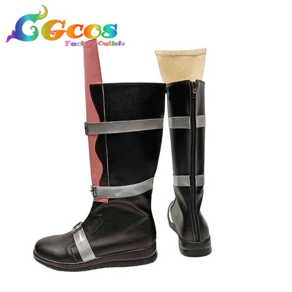 画像3: ファイナルファンタジーXIII コスプレ靴 ライトニング コスプレブーツ コスプレ衣装 (3)