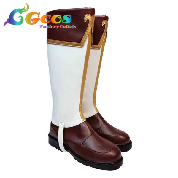 画像2: プリンセスコネクト!  コスプレ靴 ペコリーヌ コスプレブーツ コスプレ衣装 (2)