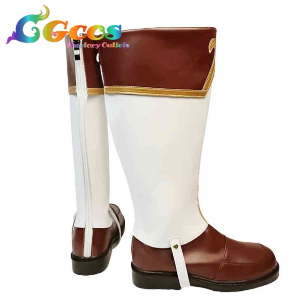 画像4: プリンセスコネクト!  コスプレ靴 ペコリーヌ コスプレブーツ コスプレ衣装 (4)