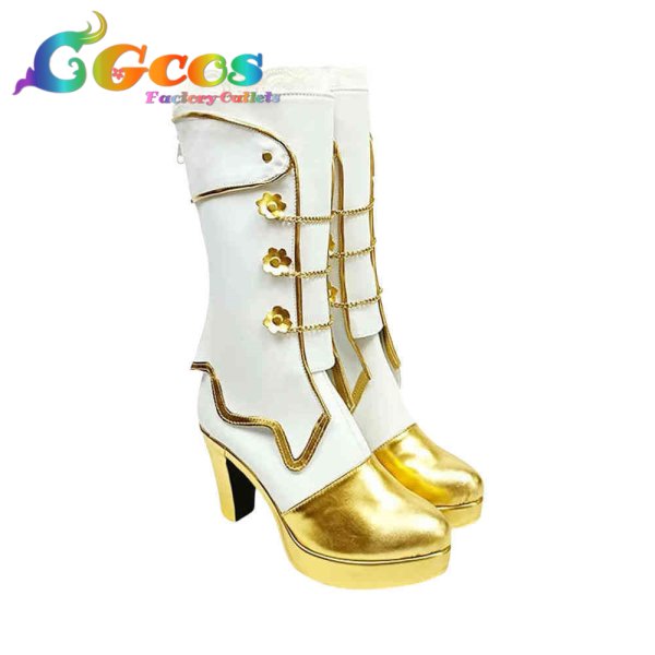 画像2: ラブライブ! School idol project コスプレ靴 園田海未 ウェディングドレス編 コスプレブーツ コスプレ衣装 (2)