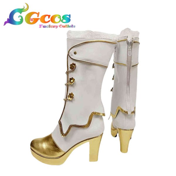 画像3: ラブライブ! School idol project コスプレ靴 園田海未 ウェディングドレス編 コスプレブーツ コスプレ衣装 (3)