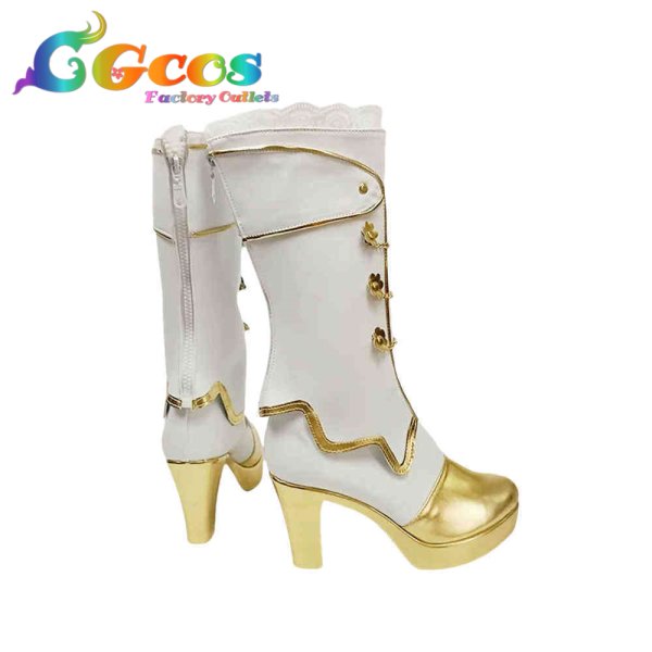 画像4: ラブライブ! School idol project コスプレ靴 園田海未 ウェディングドレス編 コスプレブーツ コスプレ衣装 (4)