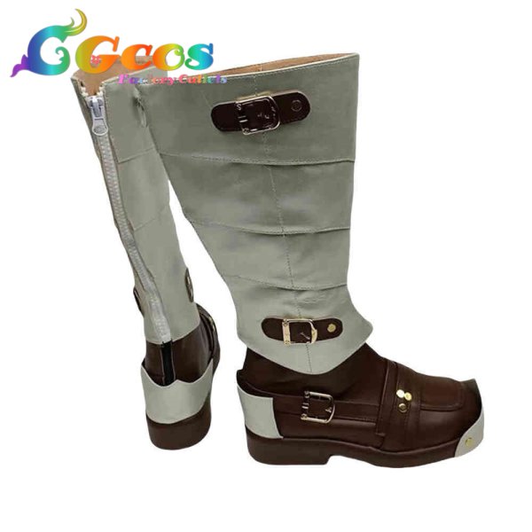 画像2: ファイナルファンタジーVII コスプレ靴 ジェシー・ラズベリー コスプレブーツ コスプレ衣装 (2)