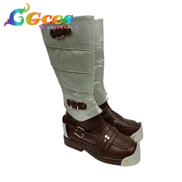 画像3: ファイナルファンタジーVII コスプレ靴 ジェシー・ラズベリー コスプレブーツ コスプレ衣装 (3)