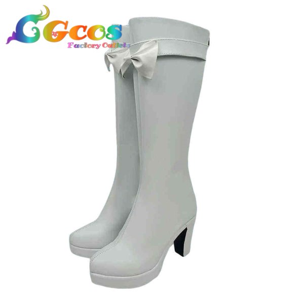 画像2: アイカツ! コスプレ靴 藤堂ユリカ スターライト学園制服 コスプレブーツ コスプレ衣装 (2)