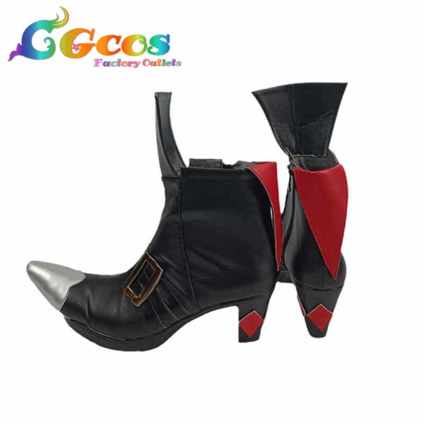 画像3: ファイナルファンタジーXIV コスプレ靴 黒魔道士 コスプレブーツ コスプレ衣装 (3)