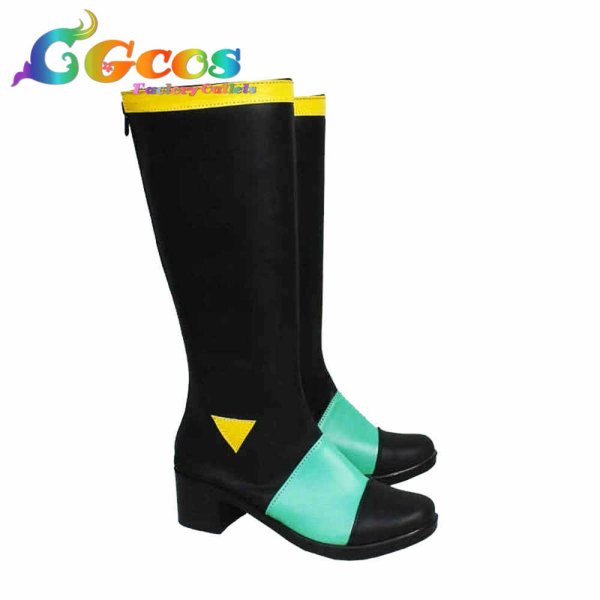 画像2: 機動戦士ガンダムUC コスプレ靴 オードリー・バーン(ミネバ・ラオ・ザビ) EP6軍服 コスプレブーツ コスプレ衣装 (2)